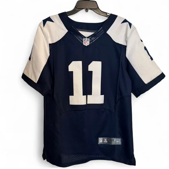 Men's Cole Beasley Dallas Cowboys Game Throwback Alternate Jersey - Navy Blue